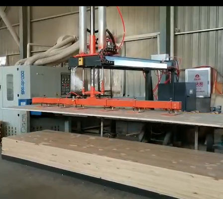 Machine de chargement et de déchargement automatique par aspiration 300 kg capacité ligne d'assemblage de planches de bois