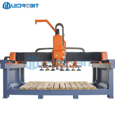 Machine de polissage de pierre CNC à haute rigidité avec une taille de traitement maximale de 3200 x 1500 mm et une double commande d'axe Y pour le traitement de pierre de précision