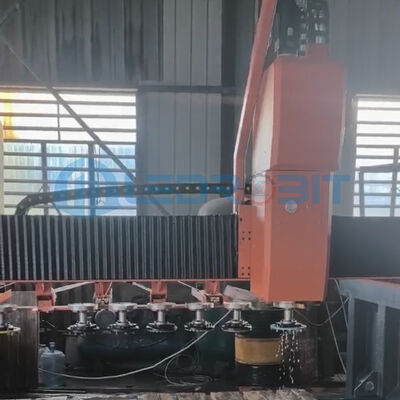 Dépassement des limites de forme dans le polissage des dalles La technologie de numérisation par vision CNC permet d'obtenir une consistance de surface de niveau Ra pour les formes irrégulières